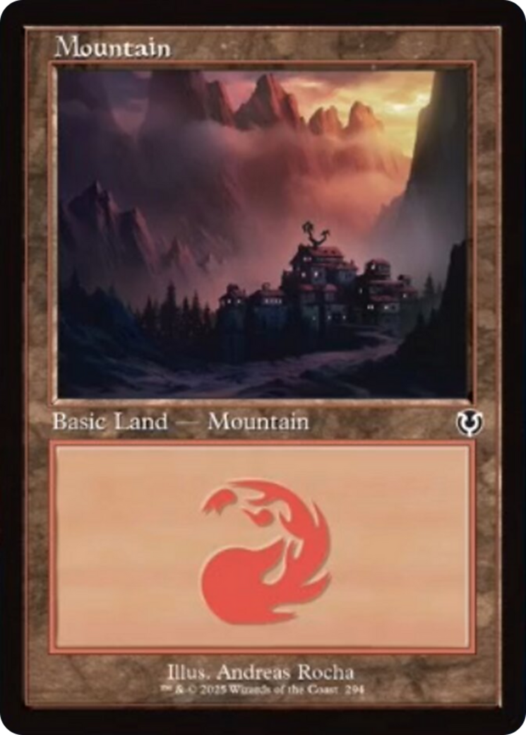 Mountain (294) (Retro Frame) [Innistrad Remastered] | Devastation Store