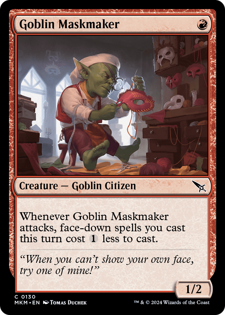 Goblin Maskmaker [Murders at Karlov Manor] | Devastation Store