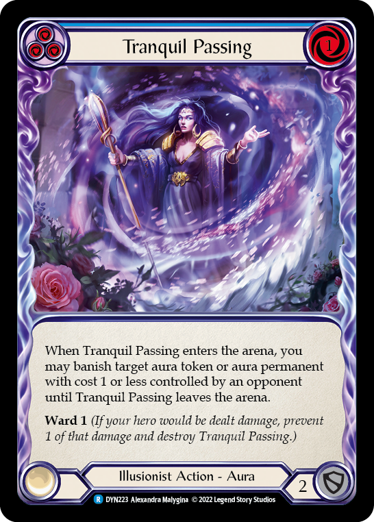 Tranquil Passing (Blue) [DYN223] (Dynasty) | Devastation Store