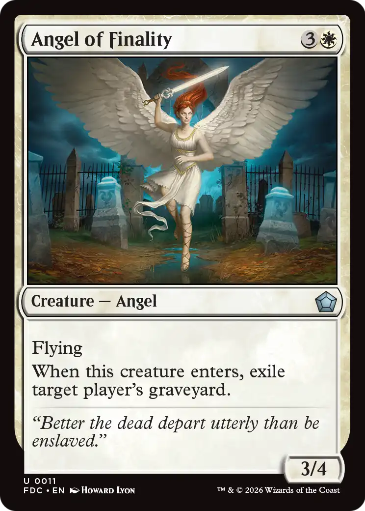 Angel of Finality [Foundations Commander] | Devastation Store