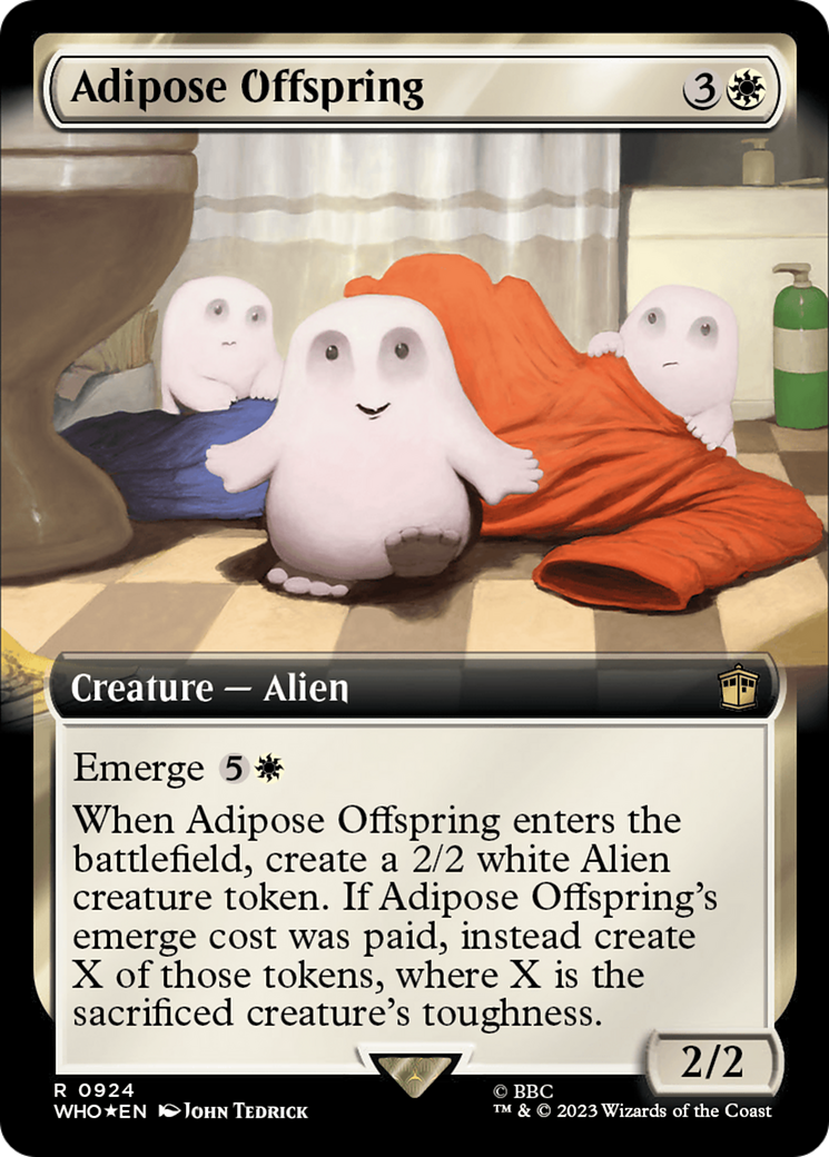 Adipose Offspring (Extended Art) (Surge Foil) [Doctor Who] | Devastation Store