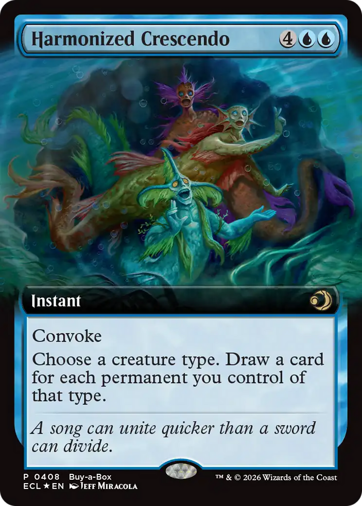 Harmonized Crescendo (Extended Art) (Buy-A-Box) [Lorwyn Eclipsed] | Devastation Store