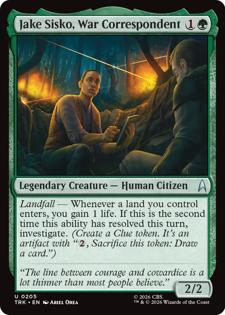Jake Sisko, War Correspondent [Star Trek] | Devastation Store