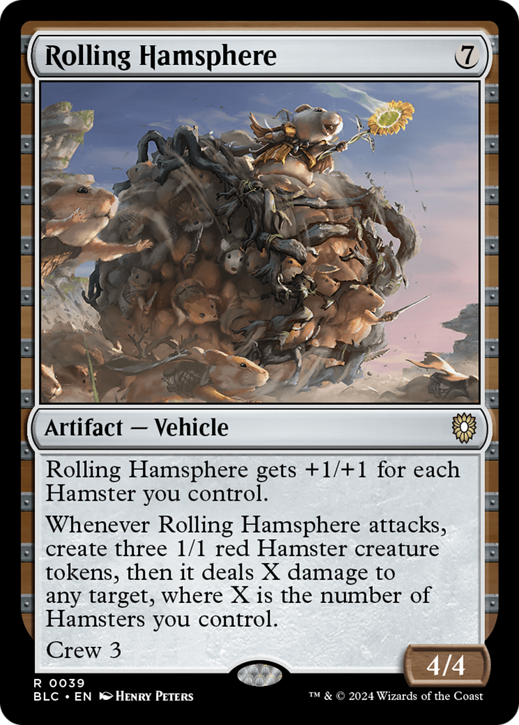 Rolling Hamsphere [Bloomburrow Commander] | Devastation Store