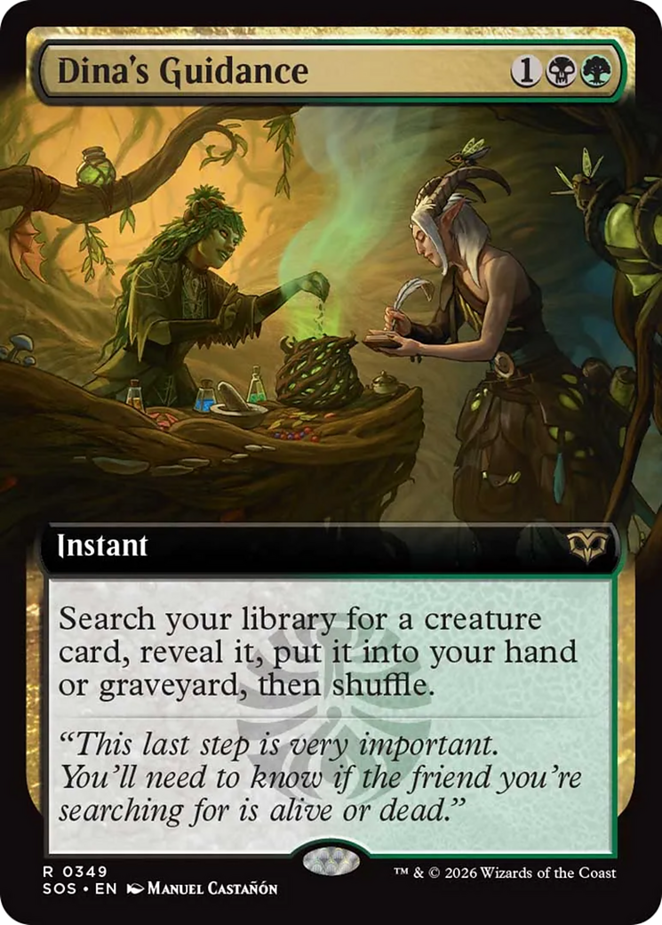 Dina's Guidance (Extended Art) [Secrets of Strixhaven] | Devastation Store