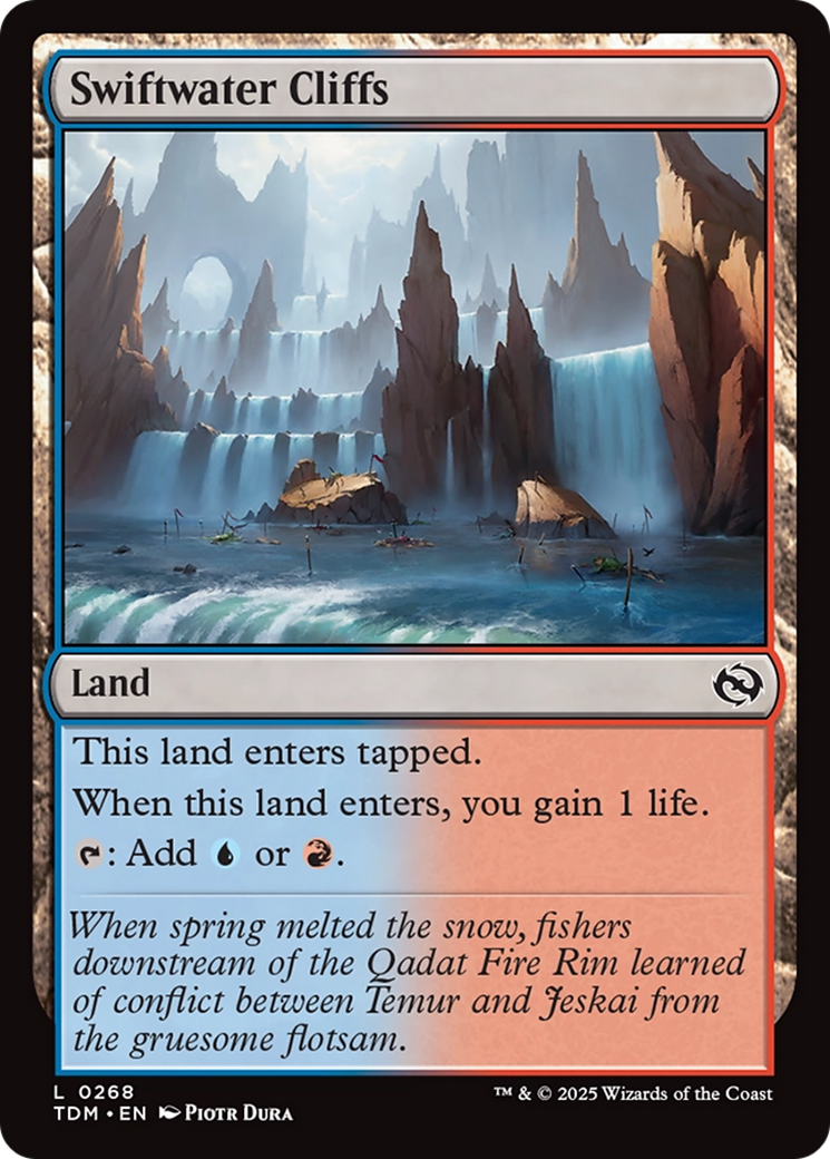 Swiftwater Cliffs [Tarkir: Dragonstorm] | Devastation Store