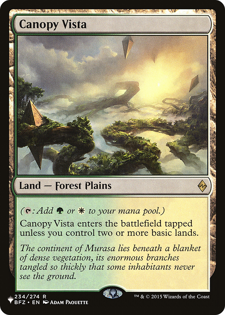 Canopy Vista (LCC) [The List] | Devastation Store
