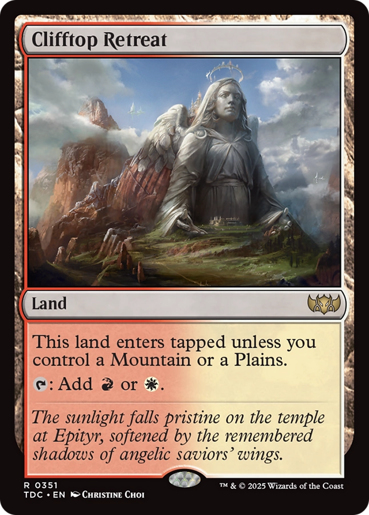 Clifftop Retreat [Tarkir: Dragonstorm Commander] | Devastation Store