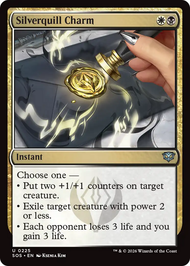 Silverquill Charm [Secrets of Strixhaven] | Devastation Store