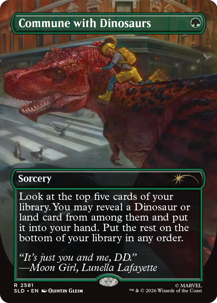 Commune with Dinosaurs [Secret Lair Drop Series] | Devastation Store