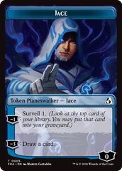 Spirit // Jace Double-Sided Token [Reality Fracture Commander Tokens] | Devastation Store