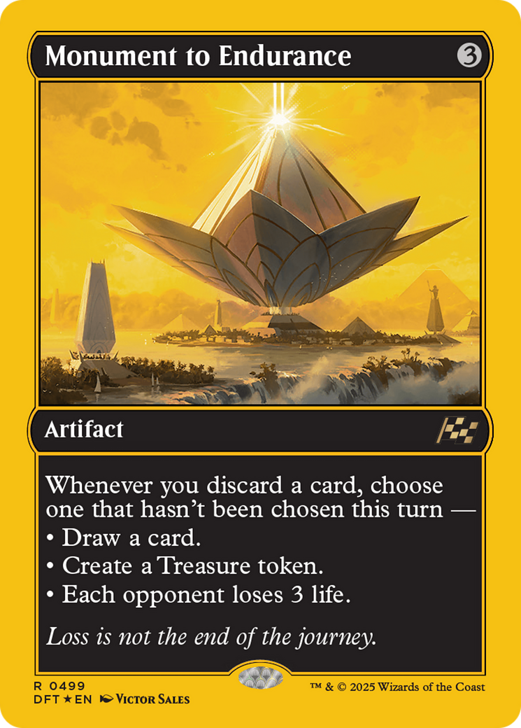 Monument to Endurance (First-Place Foil) [Aetherdrift] | Devastation Store