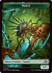 Insect // Elephant Double-Sided Token [Aetherdrift Tokens] | Devastation Store