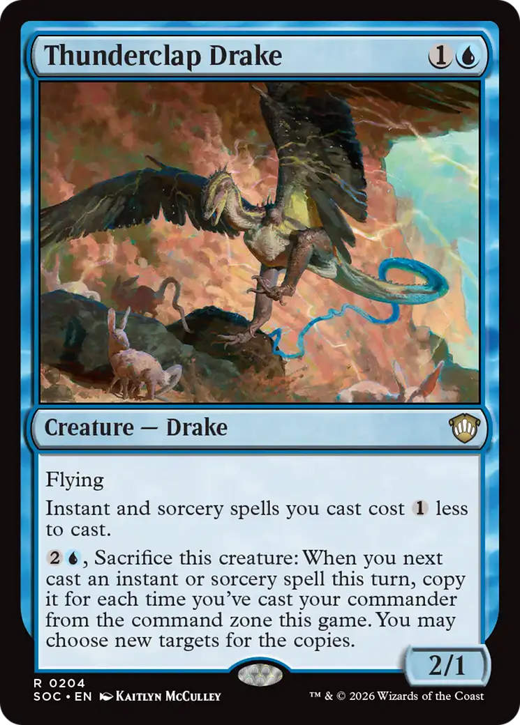 Thunderclap Drake [Secrets of Strixhaven Commander] | Devastation Store
