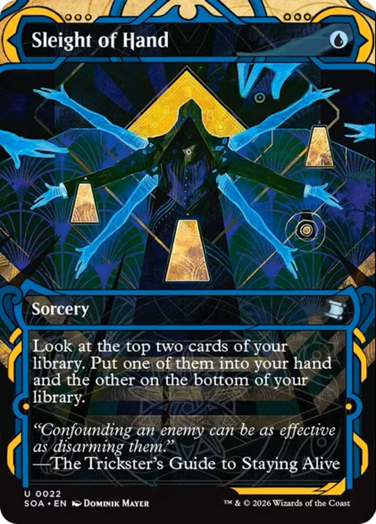 Sleight of Hand (JP Alternate Art) [Secrets of Strixhaven: Mystical Archive] | Devastation Store