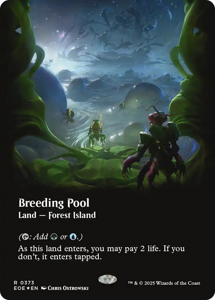 Breeding Pool (Borderless) (Galaxy Foil) [Edge of Eternities] | Devastation Store