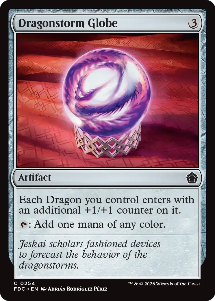Dragonstorm Globe [Foundations Commander] | Devastation Store