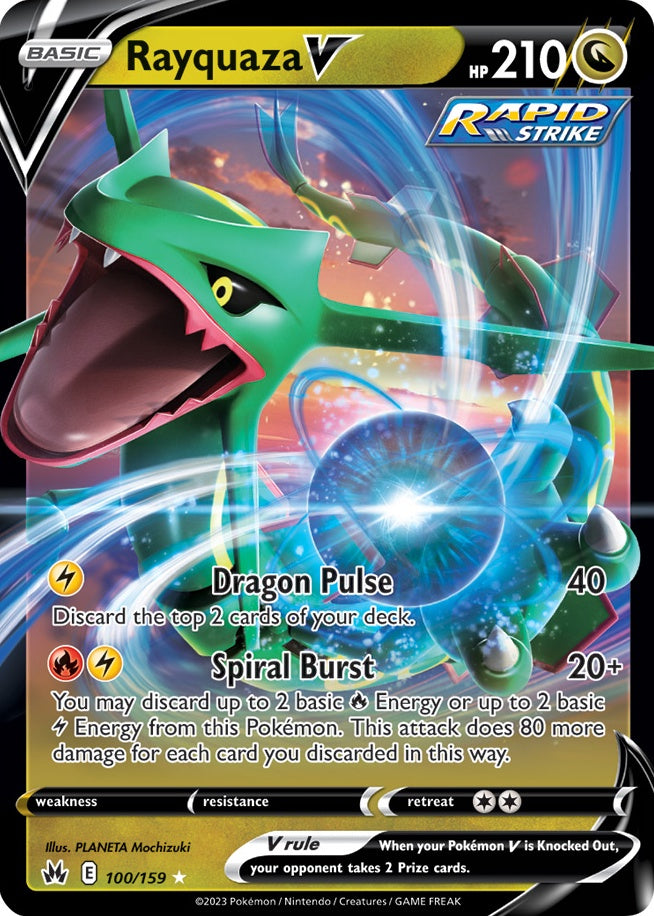 Rayquaza V 100/159 (Jumbo Card) [Sword & Shield: Evolving Skies] | Devastation Store