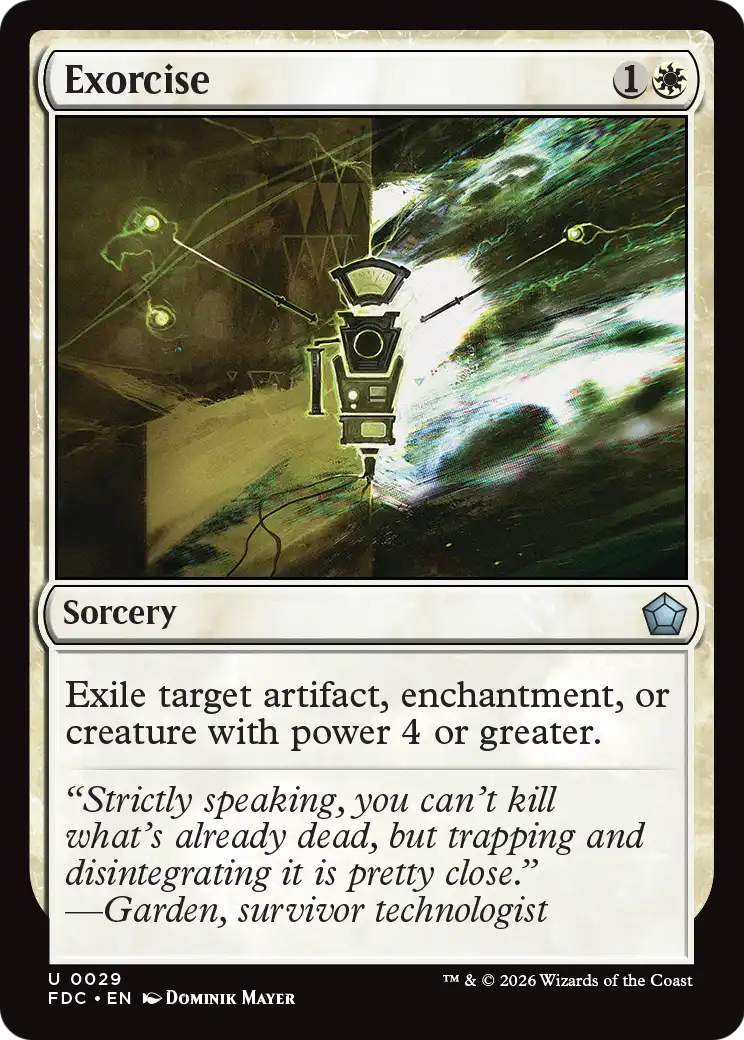 Exorcise [Foundations Commander] | Devastation Store