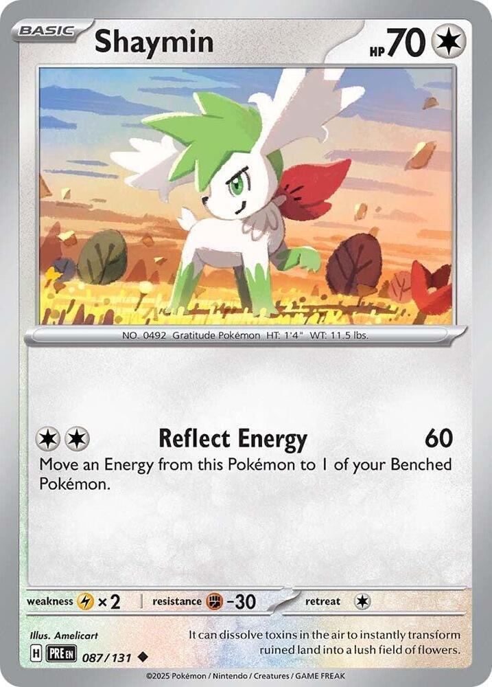 Shaymin (087/131) [Scarlet & Violet: Prismatic Evolutions] | Devastation Store