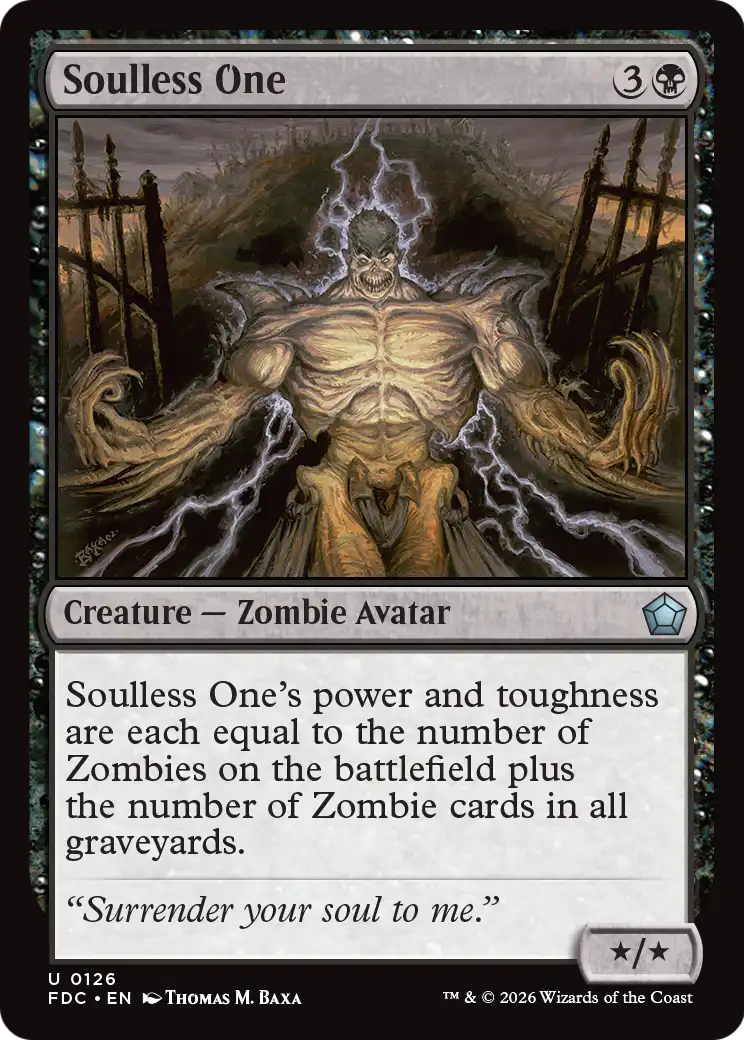 Soulless One [Foundations Commander] | Devastation Store