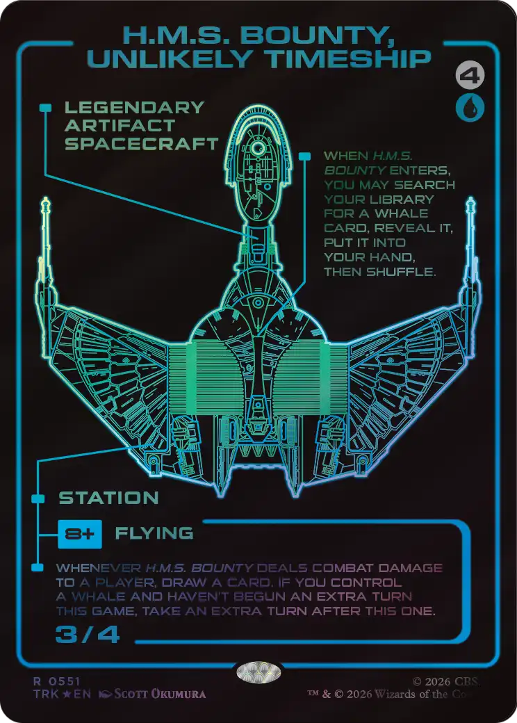 H.M.S. Bounty, Unlikely Timeship (Showcase) (Surge Foil) [Star Trek] | Devastation Store