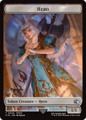Hero (0009) // Bird (0017) Double-Sided Token [FINAL FANTASY Tokens] | Devastation Store