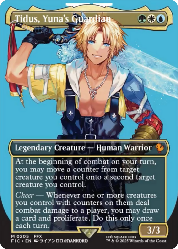 Tidus, Yuna's Guardian (Borderless) [FINAL FANTASY Commander] | Devastation Store