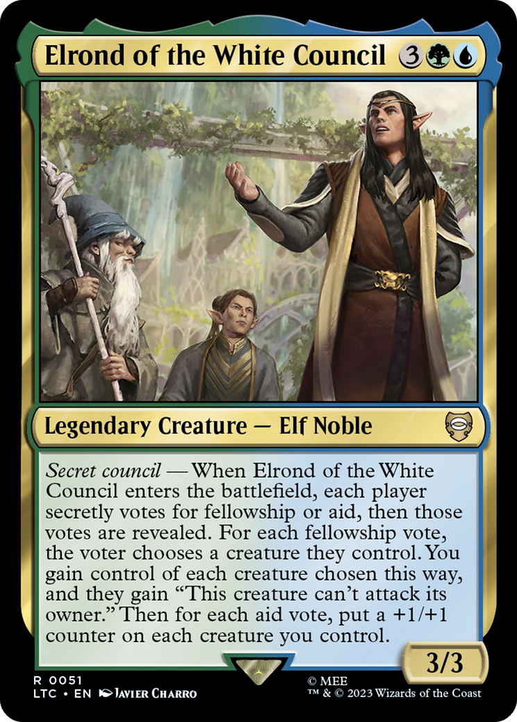 Elrond of the White Council [The Lord of the Rings: Tales of Middle-Earth Commander] | Devastation Store