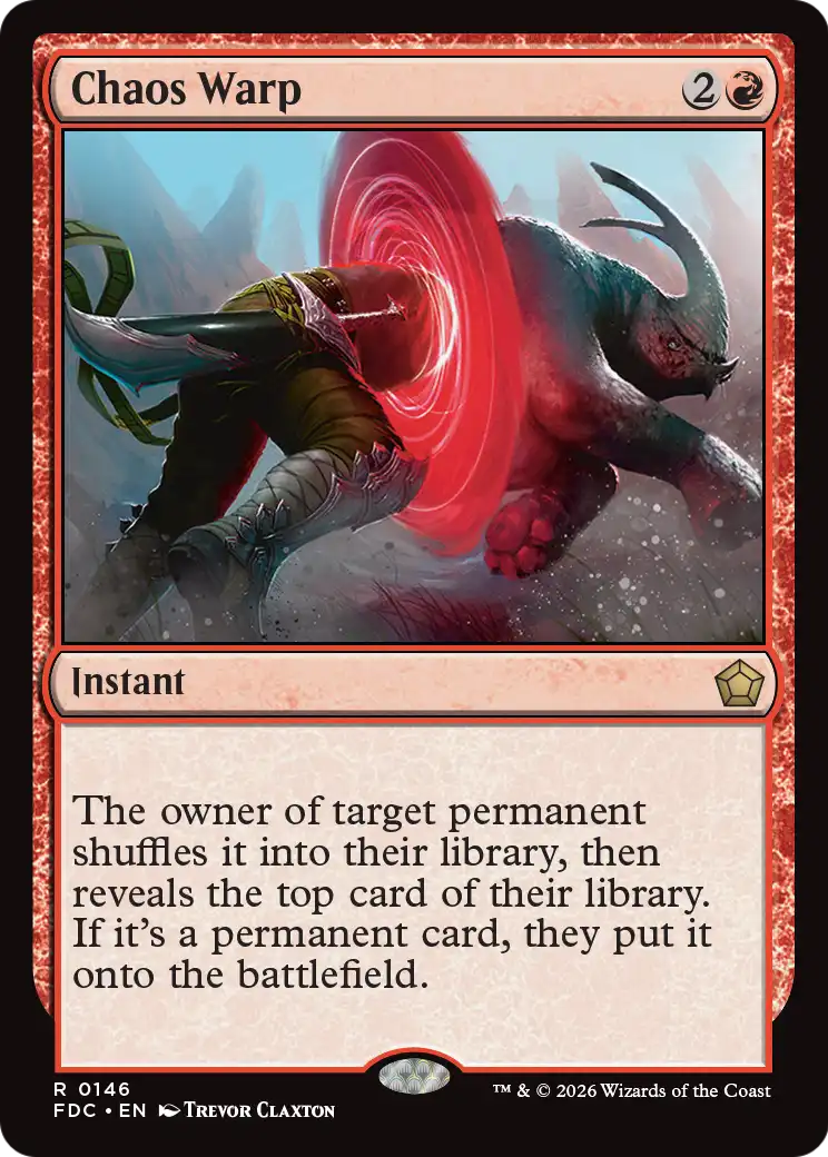 Chaos Warp [Foundations Commander] | Devastation Store
