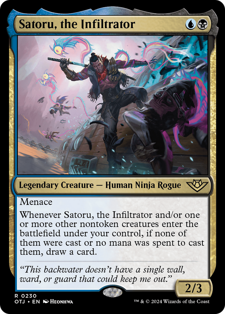Satoru, the Infiltrator [Outlaws of Thunder Junction] | Devastation Store