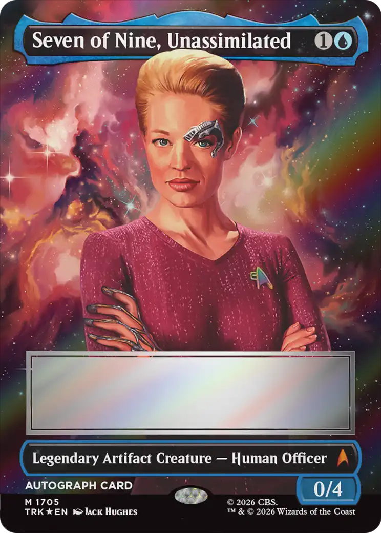 Seven of Nine, Unassimilated (Borderless) (Signed) [Star Trek] | Devastation Store