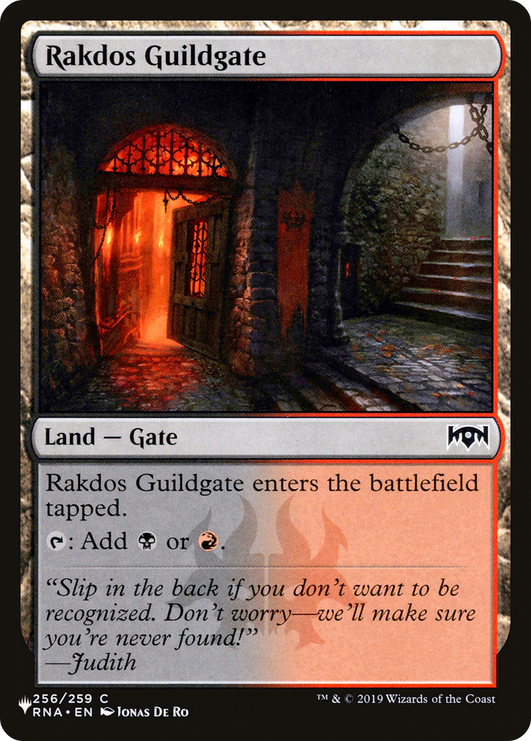 Rakdos Guildgate (256) [The List] | Devastation Store