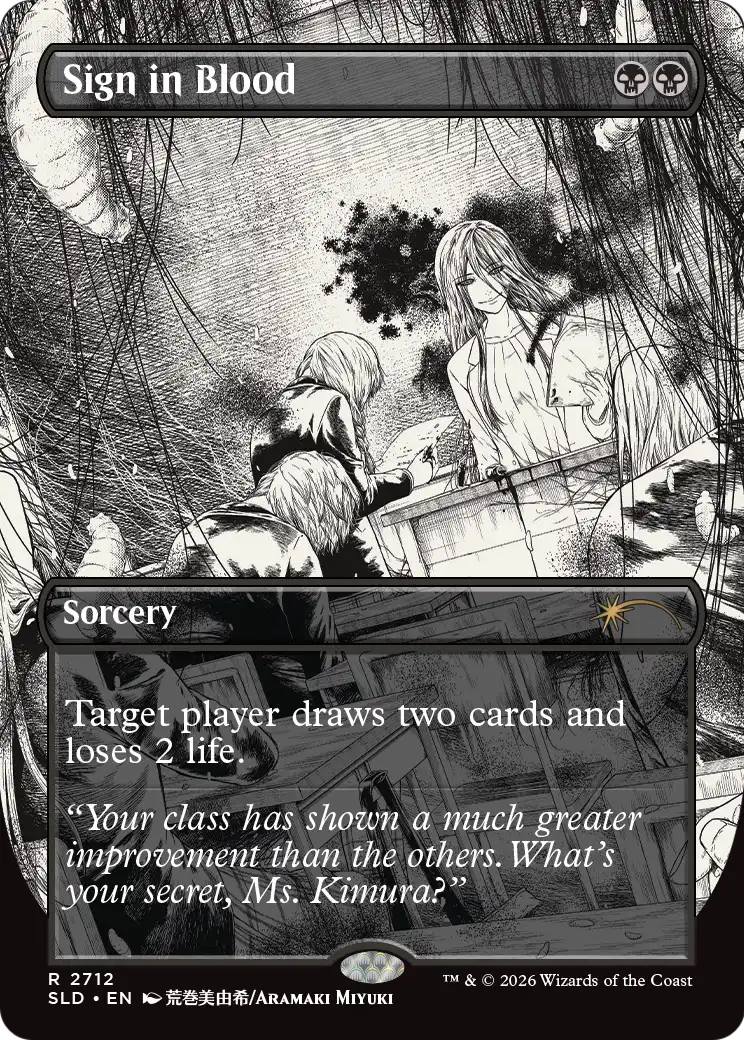Sign in Blood [Secret Lair Drop Series] | Devastation Store
