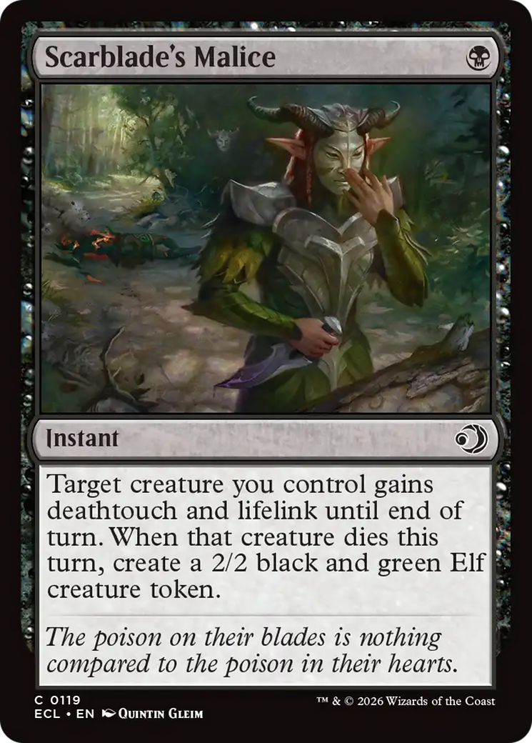 Scarblade's Malice [Lorwyn Eclipsed] | Devastation Store