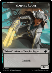 Treasure // Vampire Rogue Double-Sided Token [Outlaws of Thunder Junction Tokens] | Devastation Store