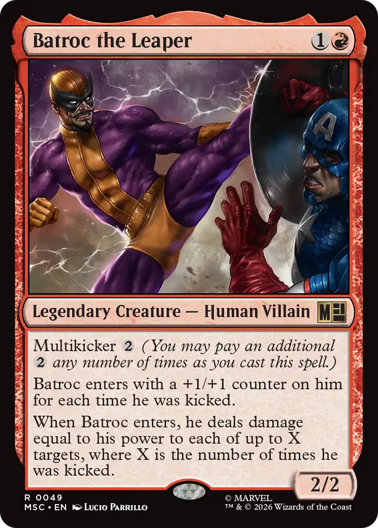Batroc the Leaper (Surge Foil) [Marvel Super Heroes Commander] | Devastation Store
