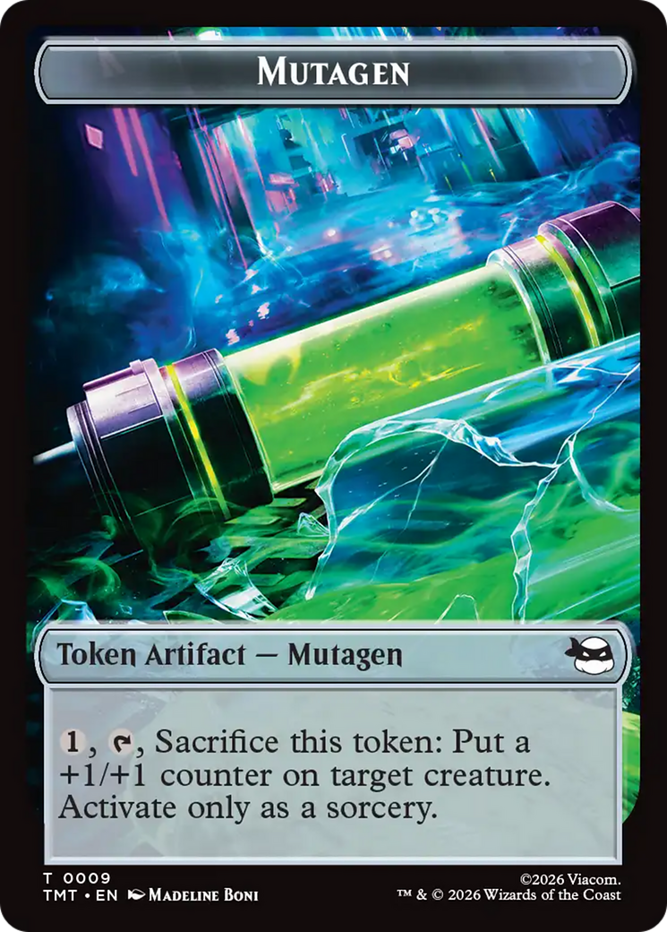 Mutagen // Food Double-Sided Token [Teenage Mutant Ninja Turtles Tokens] | Devastation Store