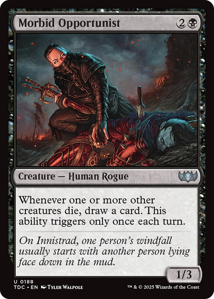Morbid Opportunist [Tarkir: Dragonstorm Commander] | Devastation Store