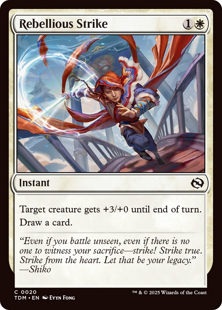 Rebellious Strike [Tarkir: Dragonstorm] | Devastation Store