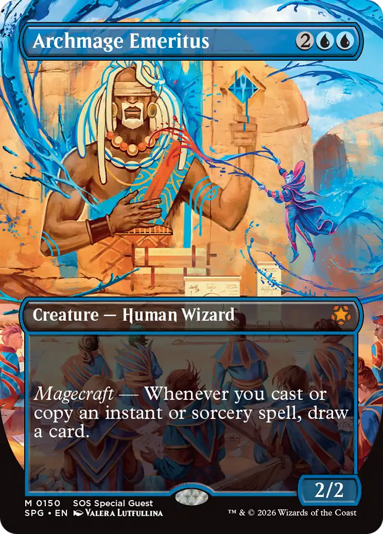Archmage Emeritus (Borderless) [Secrets of Strixhaven Special Guests] | Devastation Store
