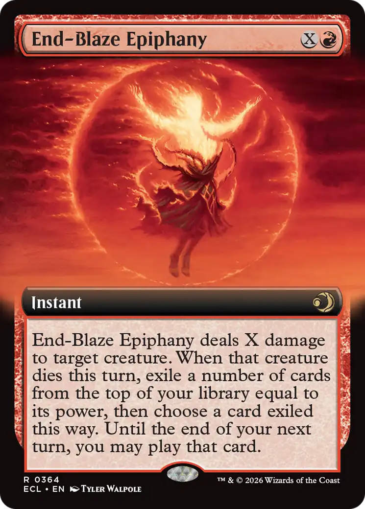 End-Blaze Epiphany (Extended Art) [Lorwyn Eclipsed] | Devastation Store