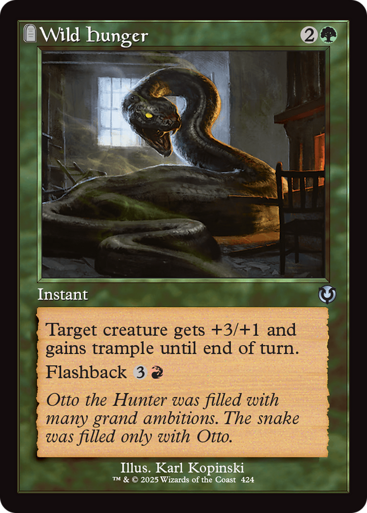 Wild Hunger (Retro Frame) [Innistrad Remastered] | Devastation Store