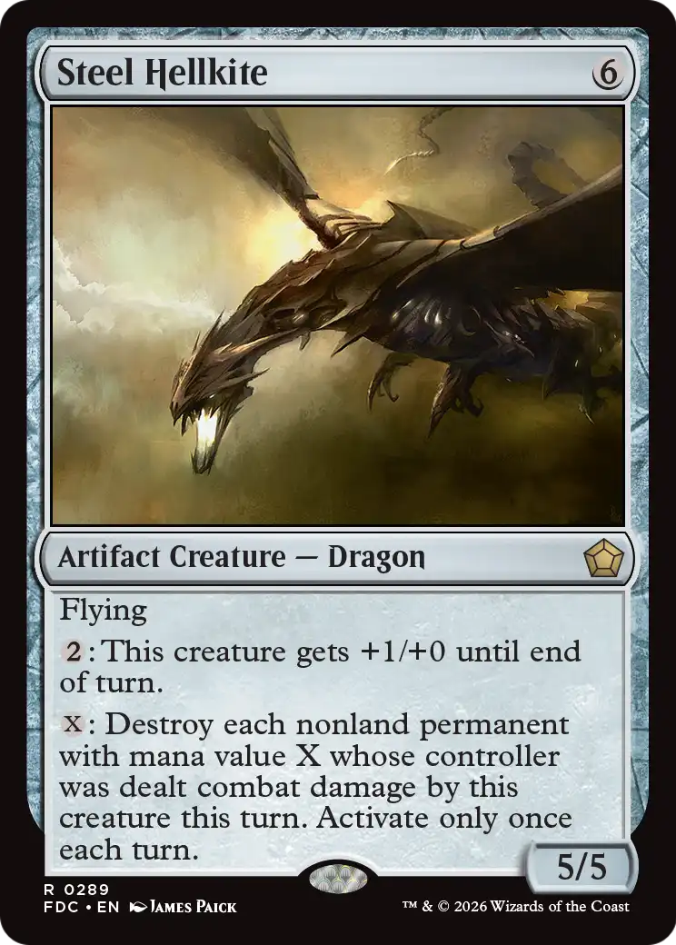 Steel Hellkite [Foundations Commander] | Devastation Store