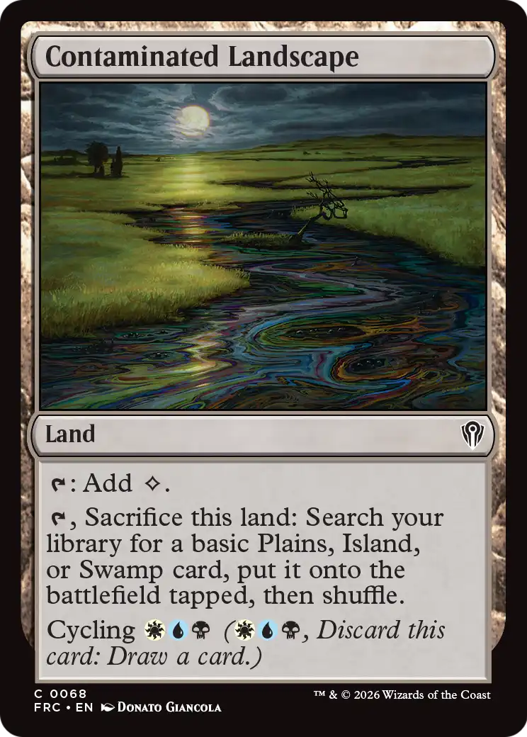 Contaminated Landscape [Reality Fracture Commander] | Devastation Store