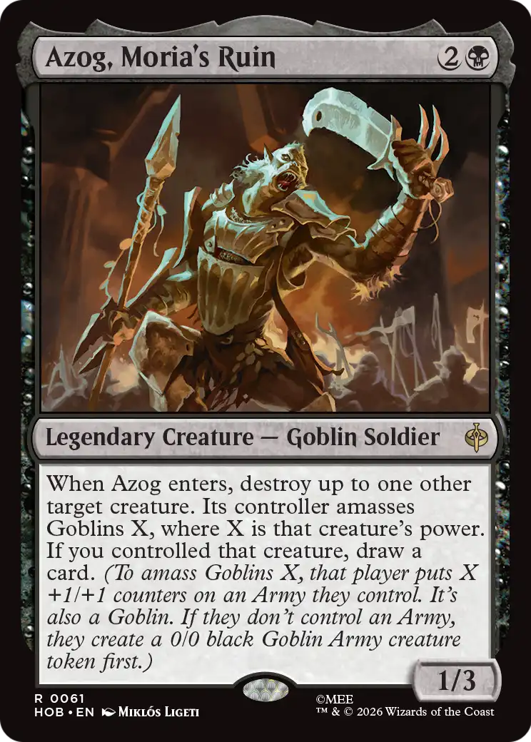 Azog, Moria's Ruin [The Hobbit] | Devastation Store
