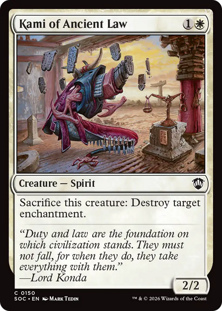 Kami of Ancient Law [Secrets of Strixhaven Commander] | Devastation Store