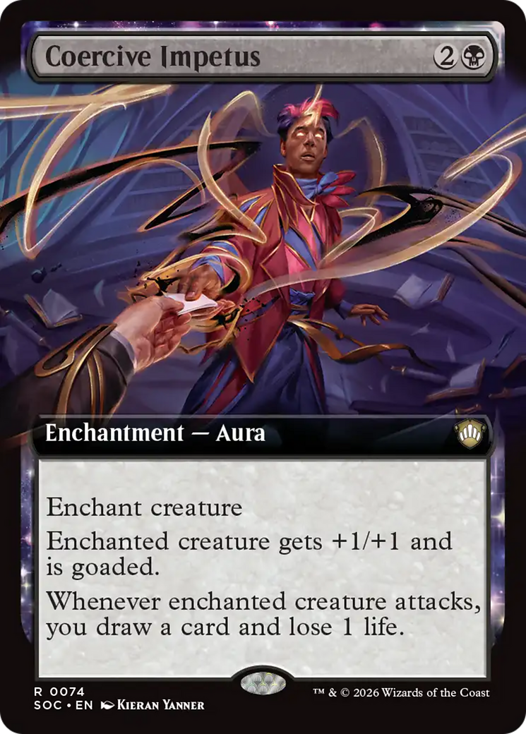Coercive Impetus (Extended Art) [Secrets of Strixhaven Commander] | Devastation Store