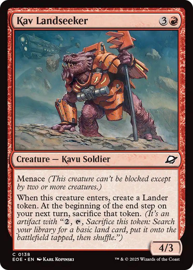 Kav Landseeker [Edge of Eternities] | Devastation Store
