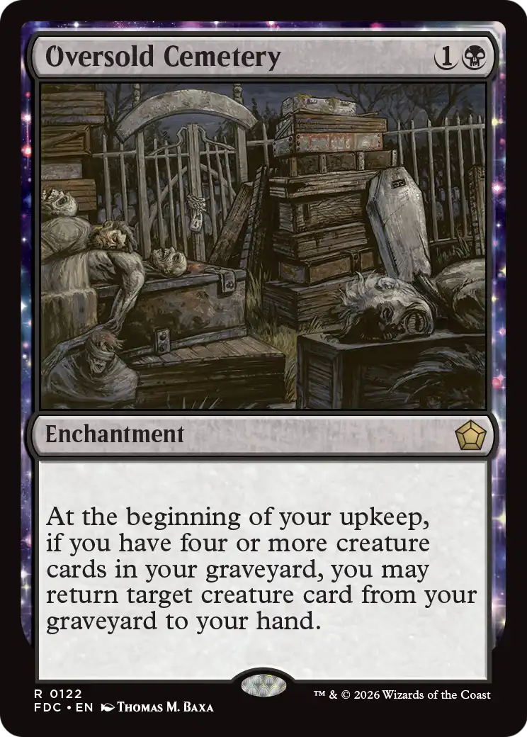 Oversold Cemetery [Foundations Commander] | Devastation Store